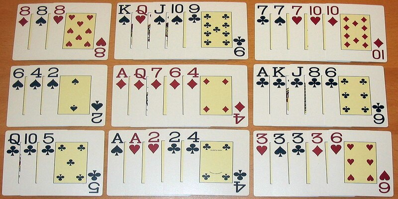 Thứ tự các sảnh bài trong luật chơi Poker